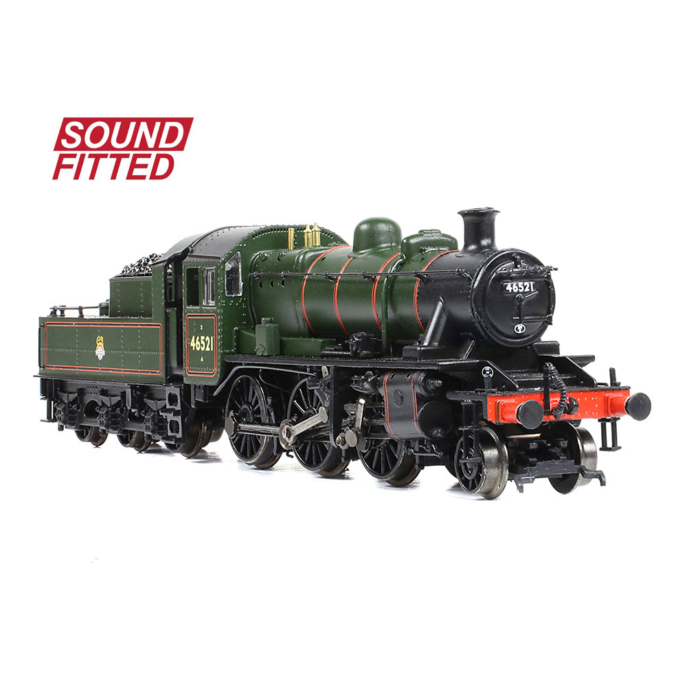 Farish 372-630SF LMS Ivatt 2MT 46521 BR Lined Green (Early Emblem) N Gauge *LAST FEW*