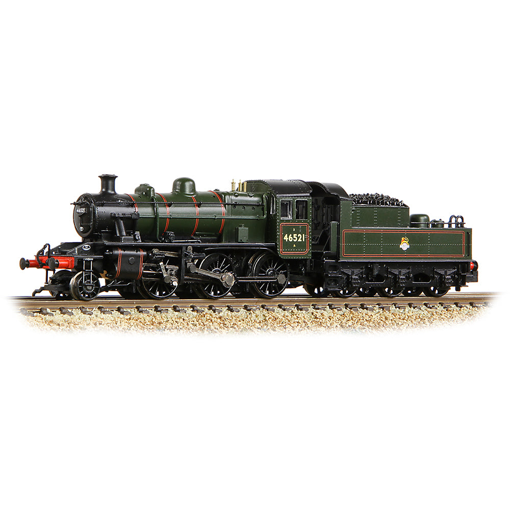 Farish 372-630 LMS Ivatt 2MT 46521 BR Lined Green (Early Emblem) N Gauge *LAST FEW*