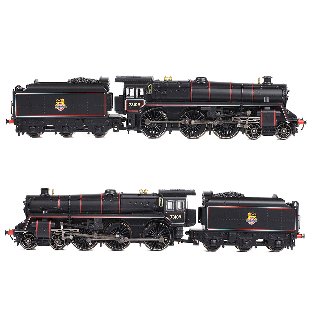 Farish 372-727A BR Std 5MT with BR1B Tender 73109 BR Black (Early Emblem) - N Gauge *LAST FEW*