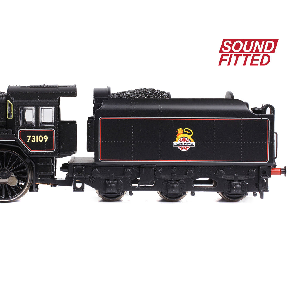 Farish 372-727ASF BR Standard 5MT / BR1B Tender 73109 BR Lined Black (E/Emblem) - N Gauge *LAST FEW*