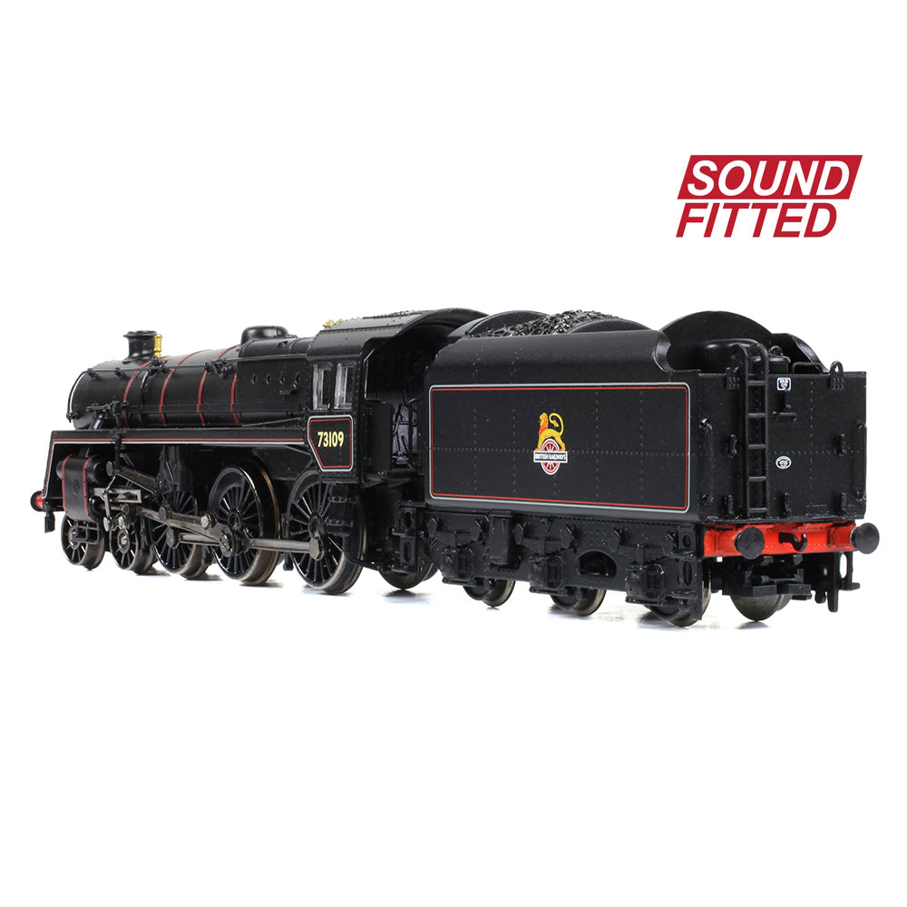 Farish 372-727ASF BR Standard 5MT / BR1B Tender 73109 BR Lined Black (E/Emblem) - N Gauge *LAST FEW*