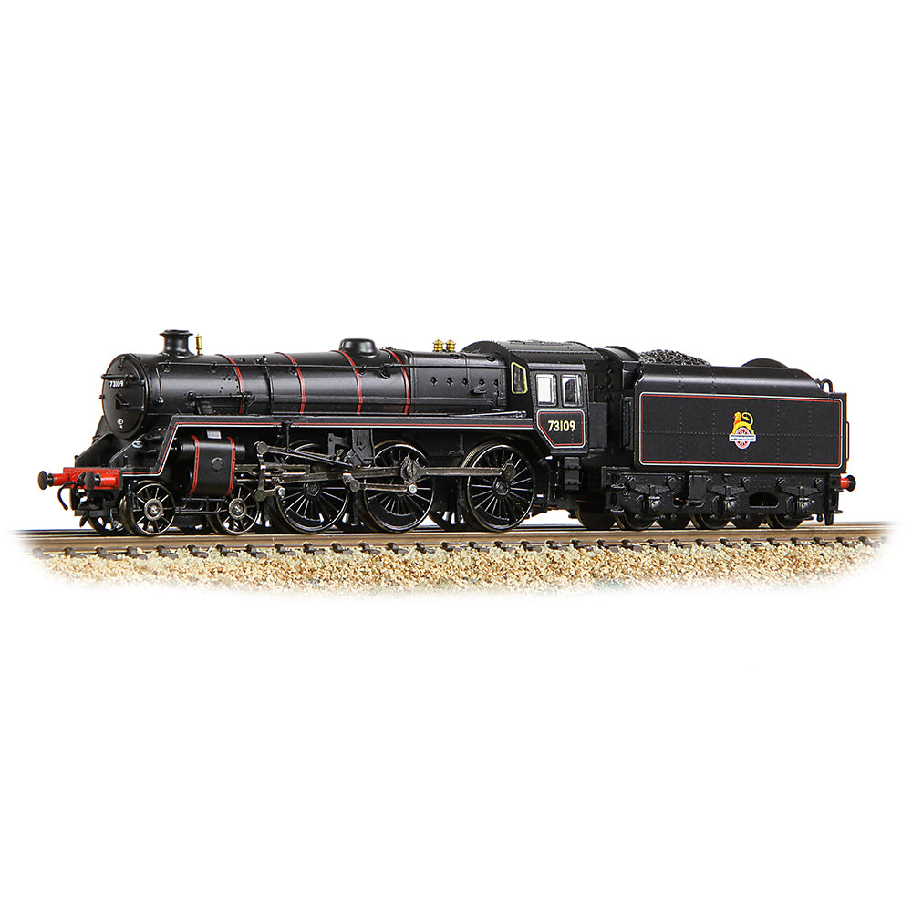 Farish 372-727A BR Std 5MT with BR1B Tender 73109 BR Black (Early Emblem) - N Gauge *LAST FEW*