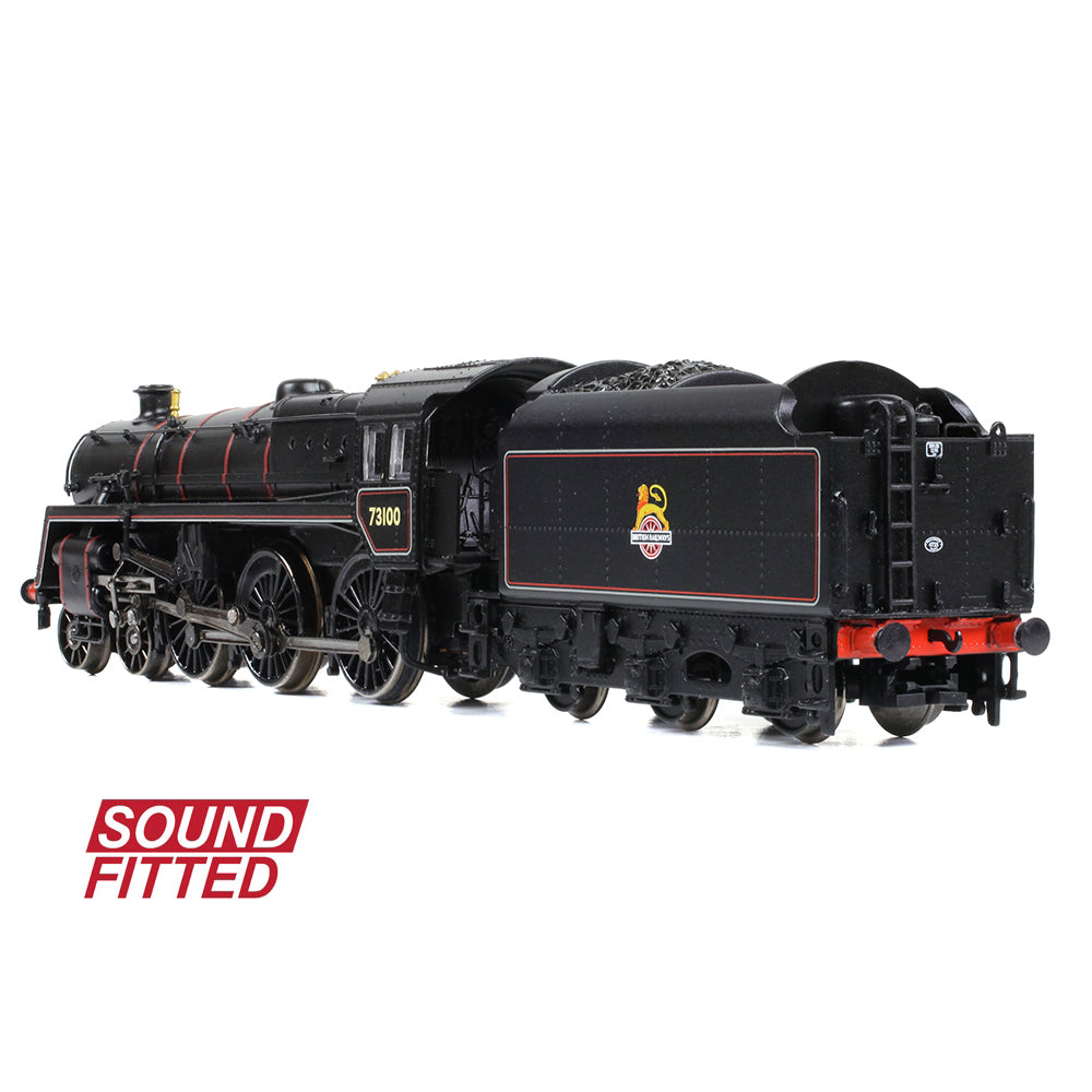 Farish 372-727BSF BR Standard 5MT BR1B Tender 73100 BR Lined Black E/E - N Gauge