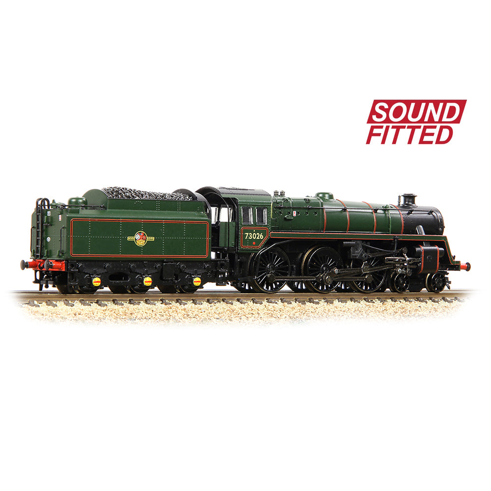 Farish 372-728BSF BR Standard 5MT BR1 Tender 73026 BR Lined Green L/C - N Gauge