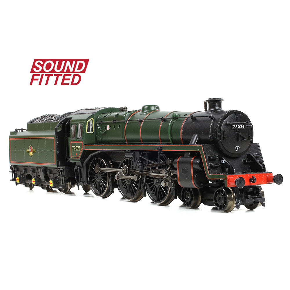 Farish 372-728BSF BR Standard 5MT BR1 Tender 73026 BR Lined Green L/C - N Gauge