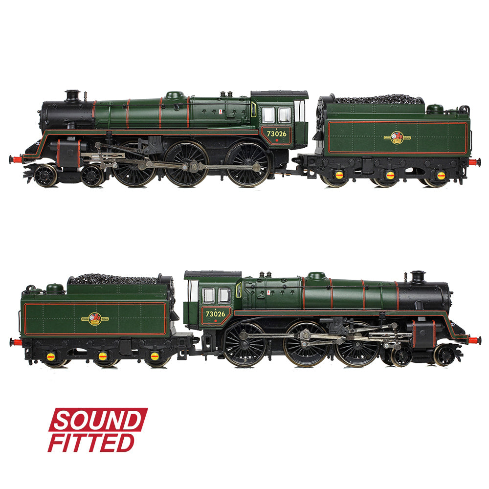 Farish 372-728BSF BR Standard 5MT BR1 Tender 73026 BR Lined Green L/C - N Gauge