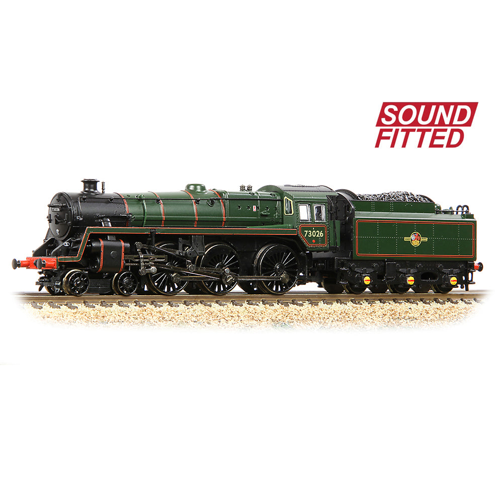 Farish 372-728BSF BR Standard 5MT BR1 Tender 73026 BR Lined Green L/C - N Gauge