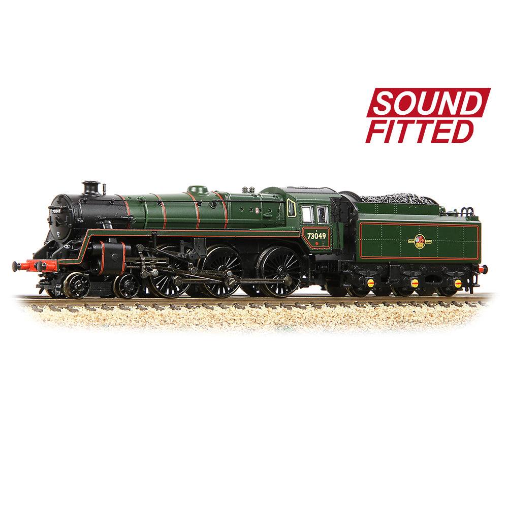 Farish 372-728SF BR Std 5MT with BR1 Tender 73049 BR Green (L/C) - DCC Sound  - N Gauge *LAST FEW*
