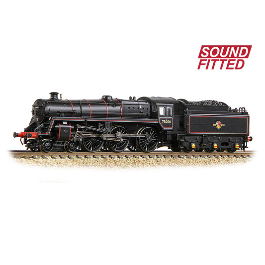 Farish 372-729ASF BR Standard 5MT / BR1 Tender 73006 BR Lined Black (L/Crest) - N Gauge