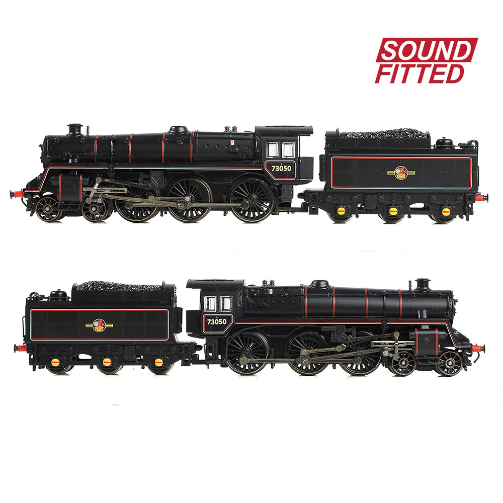 Farish 372-729SF BR Standard 5MT / BR1 Tender 73050 BR Lined Black (L/Crest) - N Gauge *LAST FEW*