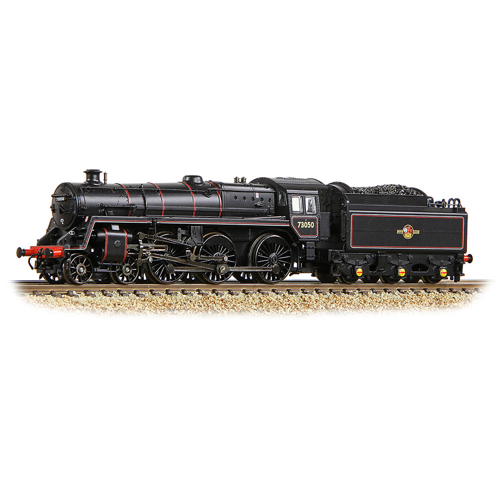Farish 372-729 BR Std 5MT with BR1 Tender 73050 BR Lined Black (L/C) - Weathered  - N Gauge *LAST FEW*