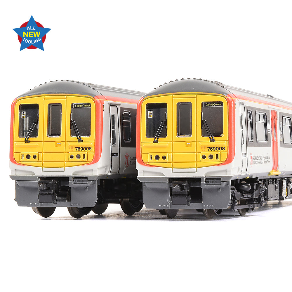Farish 372-850 Class 769 4-Car BiMU 769008 Transport for Wales, N Gauge
