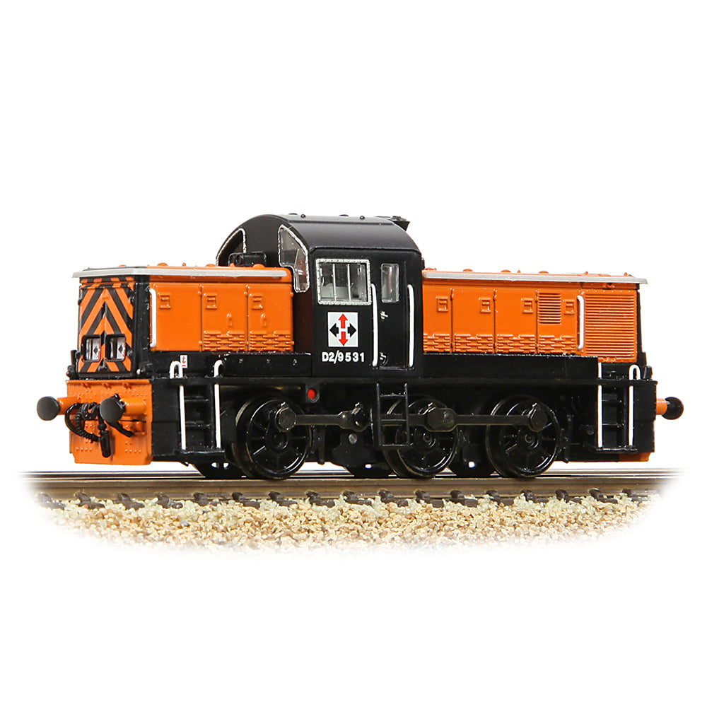 Farish 372-954 Class 14 D2/9531 NCB British Oak Orange & Black - N Gauge