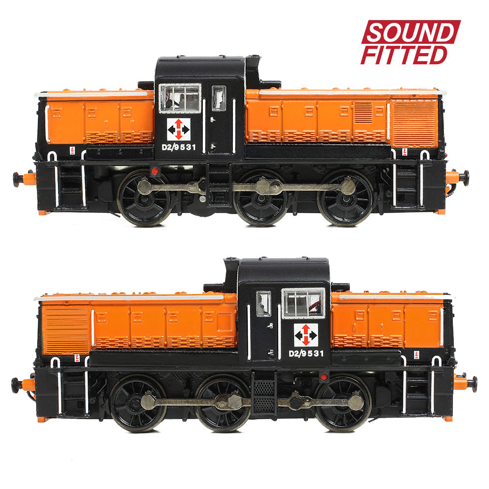 Farish 372-954SF Class 14 D2/9531 NCB British Oak Orange & Black - N Gauge
