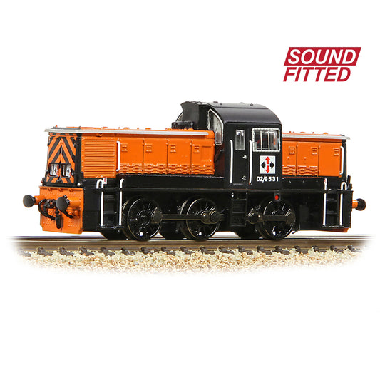 Farish 372-954SF Class 14 D2/9531 NCB British Oak Orange & Black - N Gauge