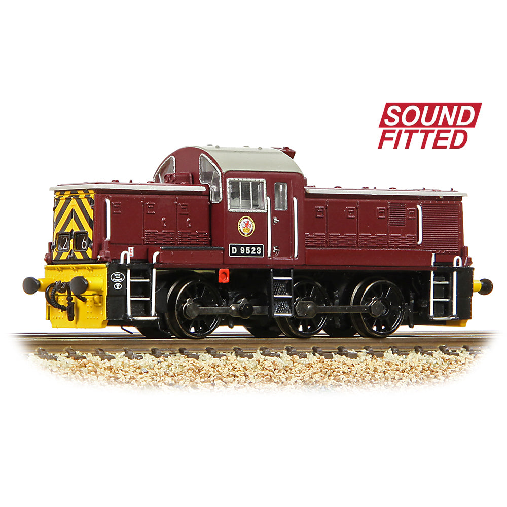 Farish 372-955SF Class 14 D9523 BR Maroon (Wasp Stripes) - N Gauge