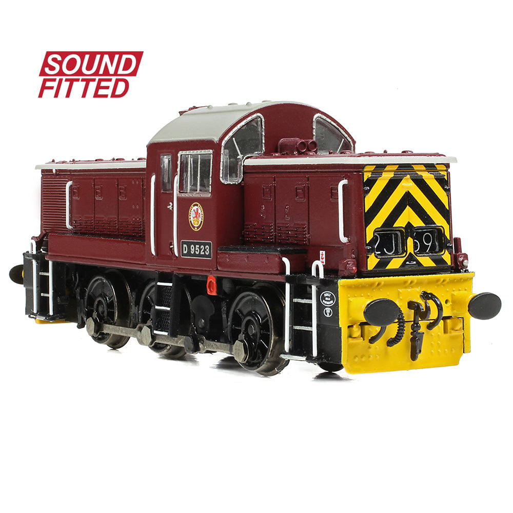 Farish 372-955SF Class 14 D9523 BR Maroon (Wasp Stripes) - N Gauge