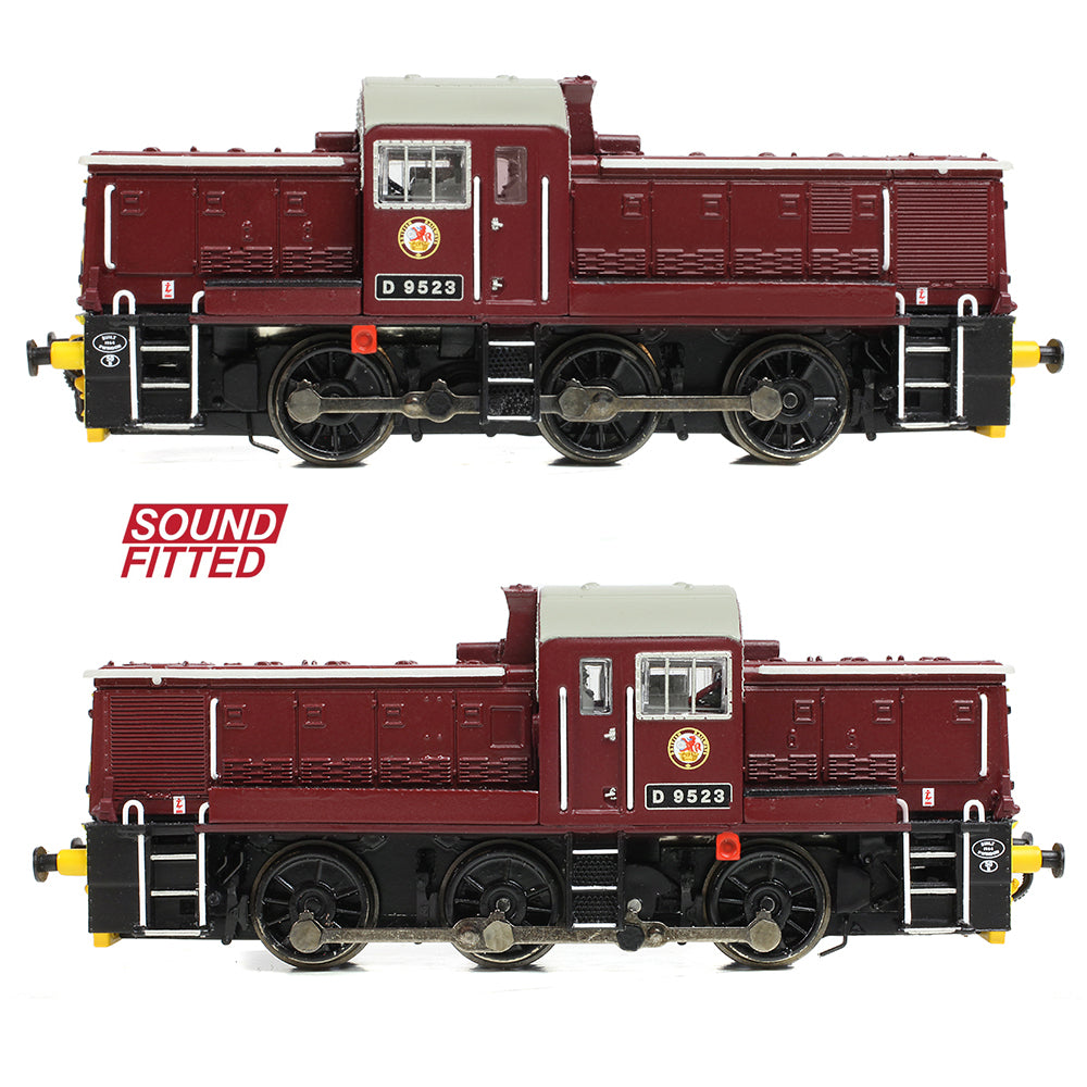 Farish 372-955SF Class 14 D9523 BR Maroon (Wasp Stripes) - N Gauge