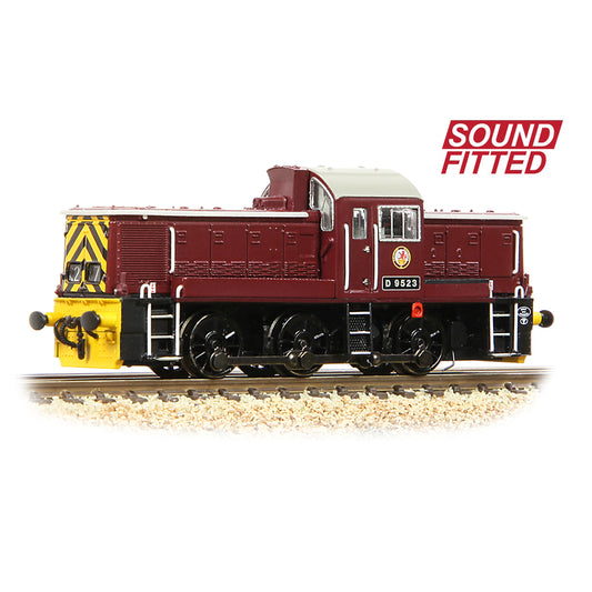 Farish 372-955SF Class 14 D9523 BR Maroon (Wasp Stripes) - N Gauge