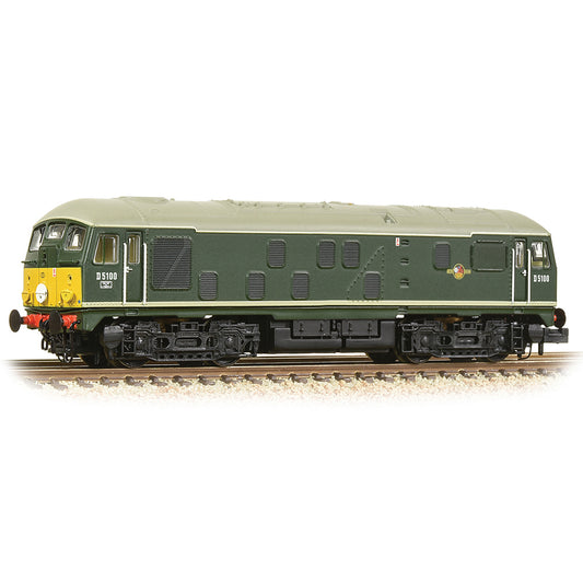 Farish 372-981 Class 24/0 D5100 BR Green Small Yellow Panels, N Gauge *LAST FEW*
