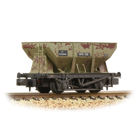 Farish 373-218A 24T Iron Ore Hopper BR Grey (Early) - Weathered, N Gauge *LAST FEW*