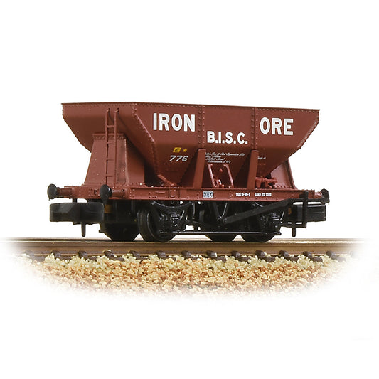 Farish 373-219 24T Iron Ore Hopper 'B.I.S.C. Iron Ore' Red, N Gauge