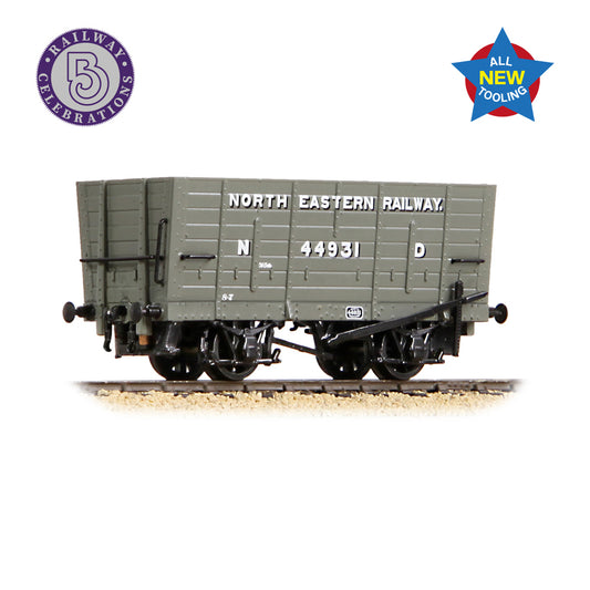 Farish 373-375 NER P7 Coal Hopper North Eastern Railway Grey (ND) N Gauge *PRE ORDER £26.96*