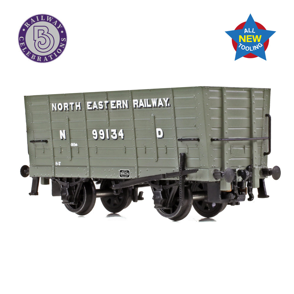 Farish 373-375A NER P7 Coal Hopper North Eastern Railway Grey (ND) N Gauge *PRE ORDER £26.96*