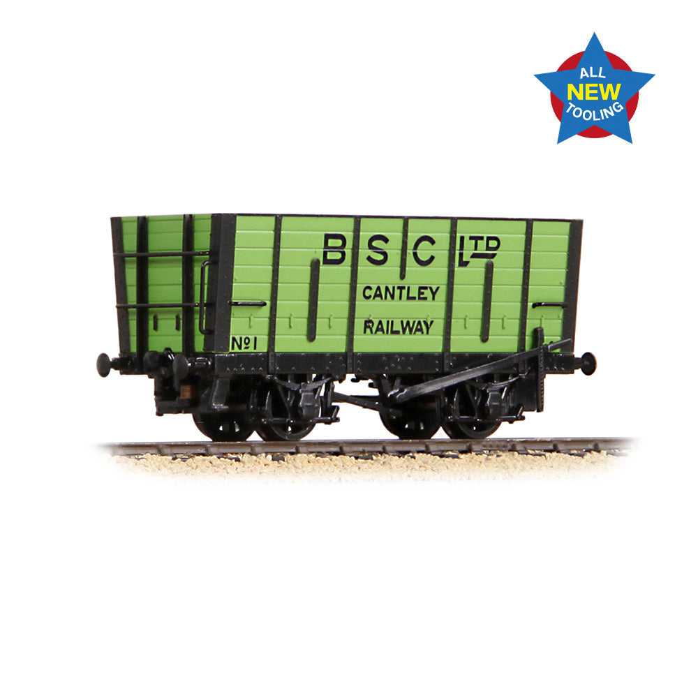 Farish 373-379 LNER D12 Coal Hopper 'BSC Ltd' Green N Gauge *PRE ORDER £26.96*