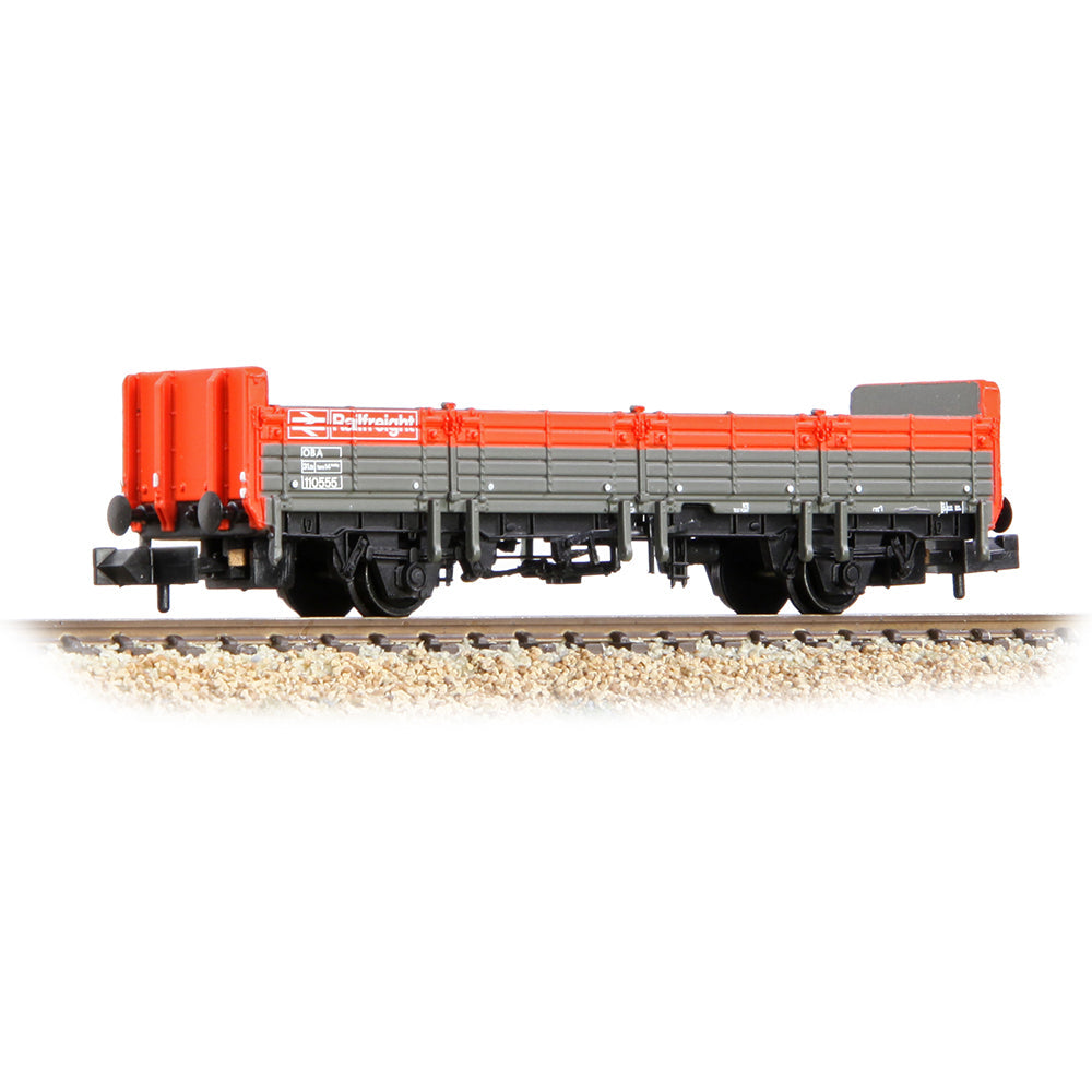 Farish 373-626F BR OBA Open Wagon Low Ends BR Railfreight Red & Grey - N Gauge