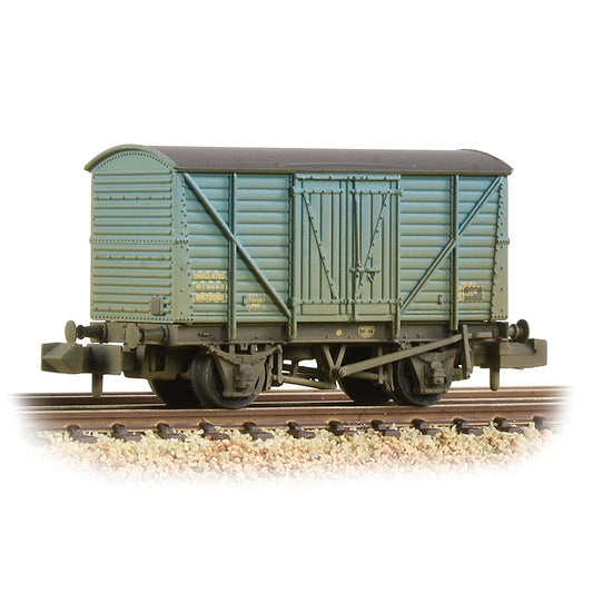 Farish 373-727B BR 10T Insulated Van BR Ice Blue - Weathered, N Gauge
