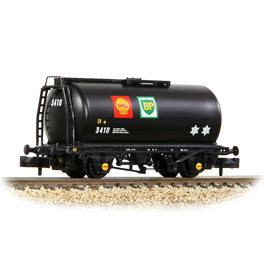 Farish 373-778B BR 45T TTA Tank Wagon 'Shell/BP' Black N Gauge