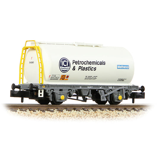 Farish 373-789A BR 45T TTA Tank Wagon 'ICI Petrochemicals' White N Gauge