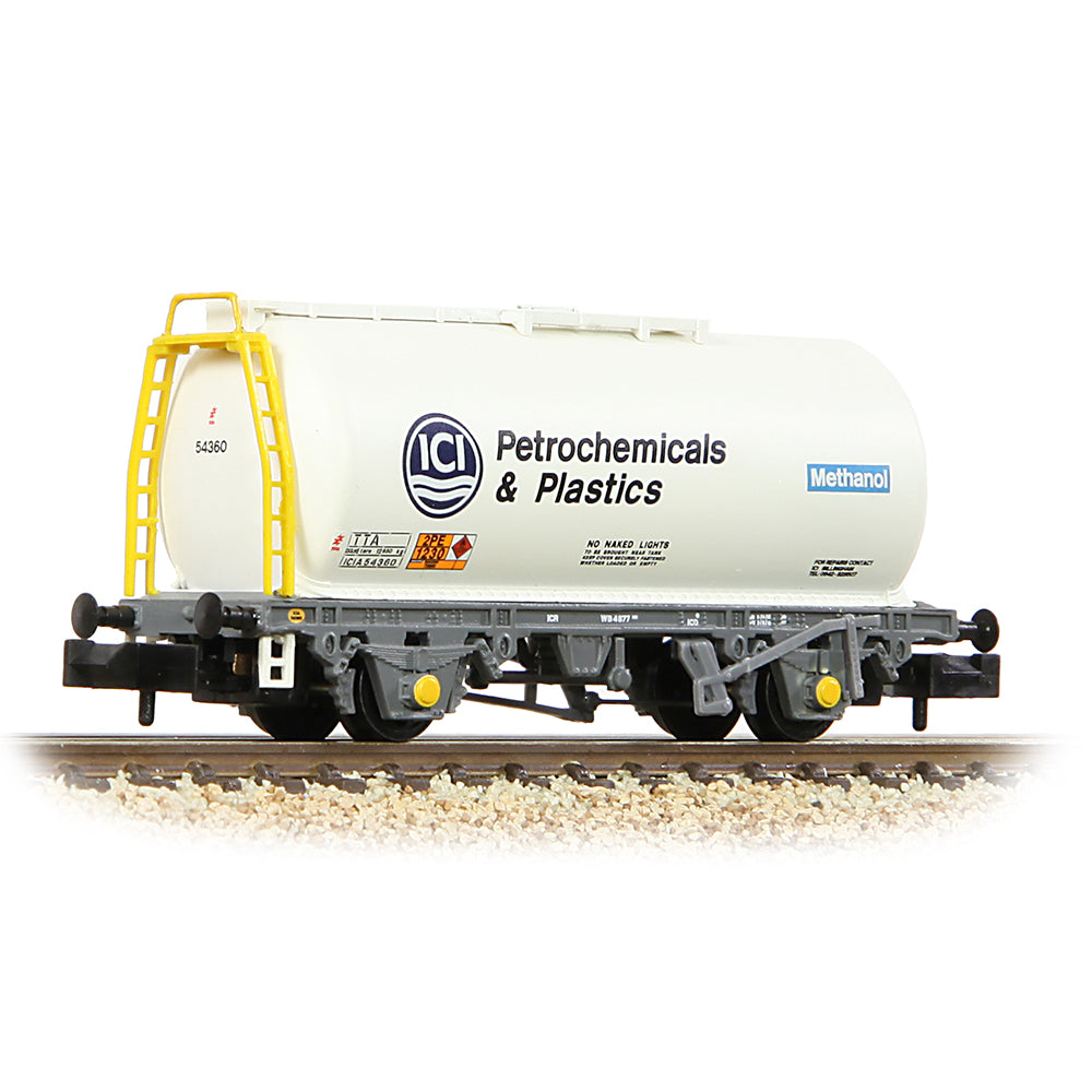 Farish 373-789 BR 45T TTA Tank Wagon 'ICI Petrochemicals' White N Gauge