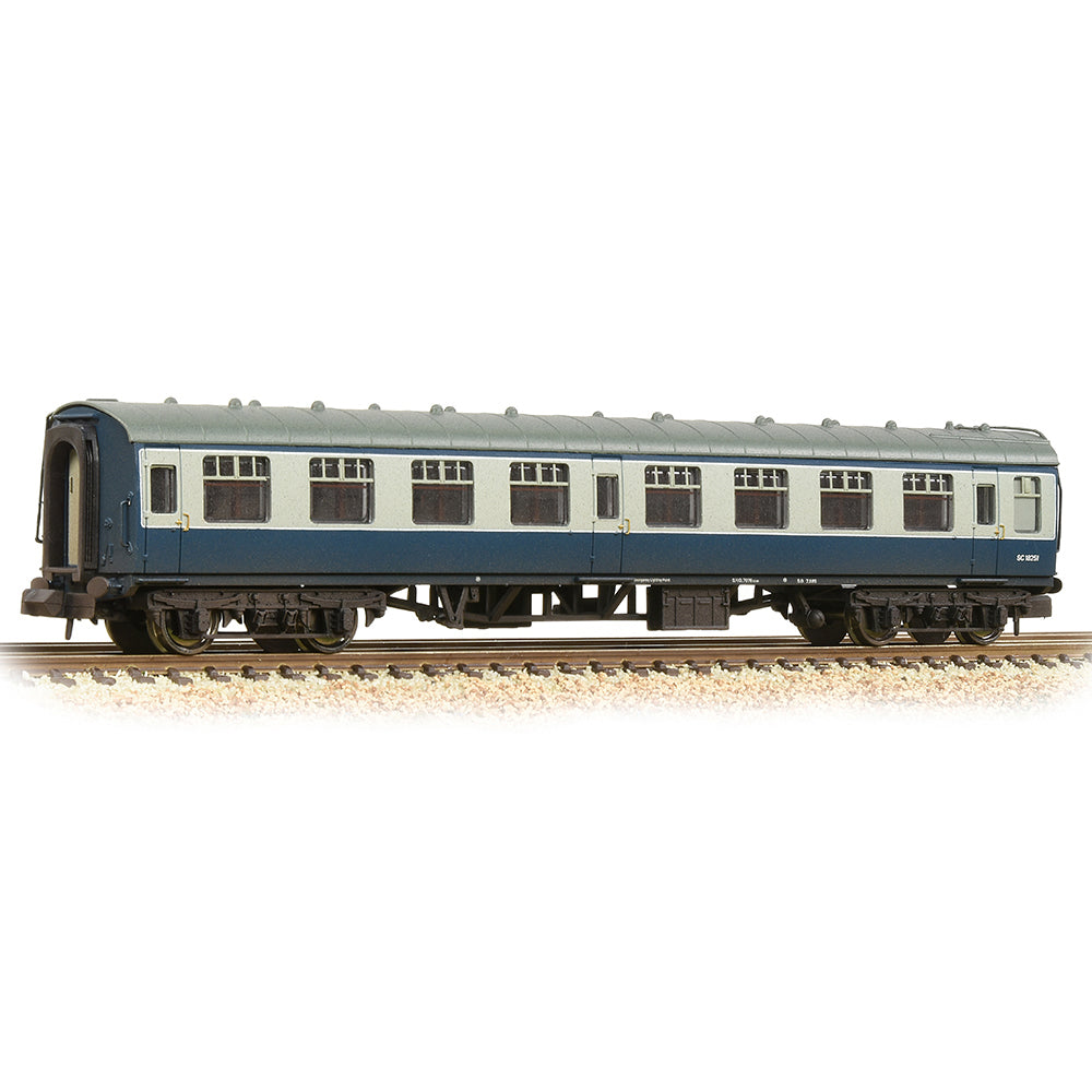 Farish 374-062D BR Mk1 SK Second Corridor BR Blue & Grey - Weathered - N Gauge