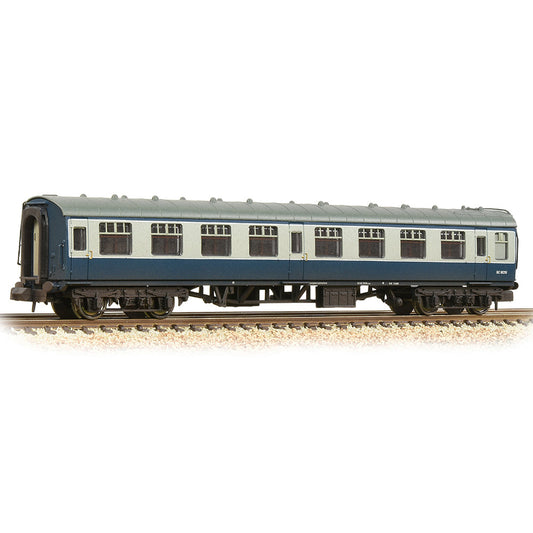 Farish 374-062D BR Mk1 SK Second Corridor BR Blue & Grey - Weathered - N Gauge