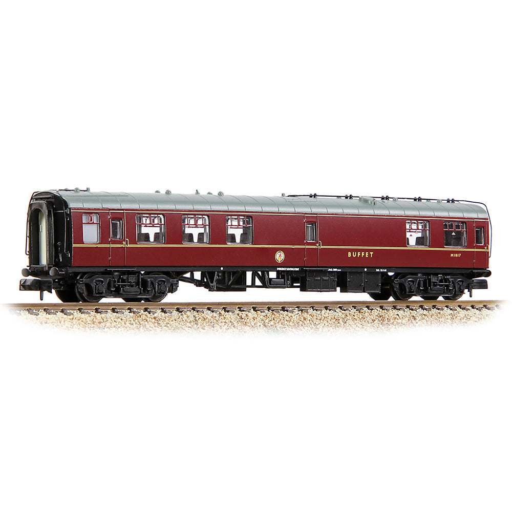 Farish 374-107C BR Mk1 RMB Restaurant Miniature Buffet BR Maroon - N Gauge