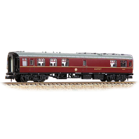Farish 374-107C BR Mk1 RMB Restaurant Miniature Buffet BR Maroon - N Gauge