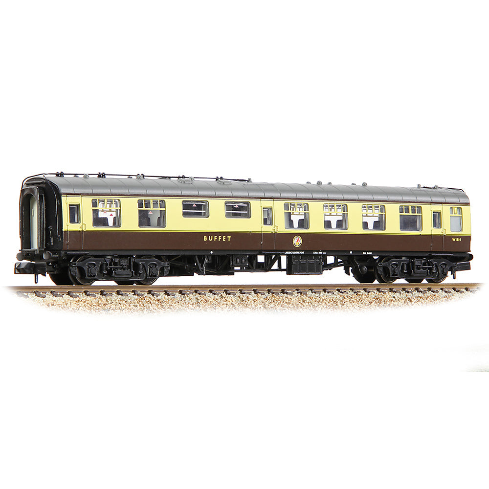 Farish 374-109A BR Mk1 RMB Restaurant Miniature Buffet BR (WR) Chocolate & Cream - N Gauge