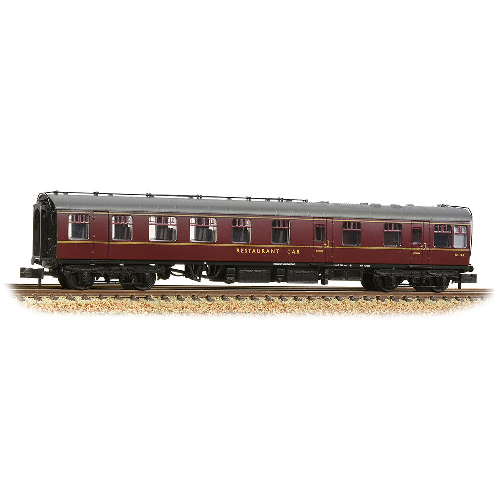 Farish 374-121B BR Mk1 RU Restaurant Unclassified BR Maroon, N Gauge *LAST FEW*