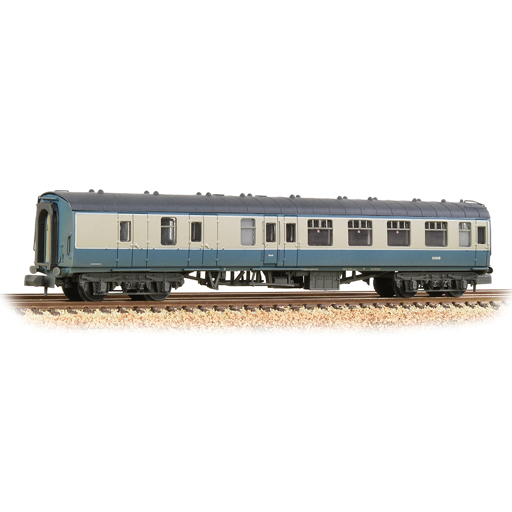 Farish 374-188D BR Mk1 BSK Brake Second Corridor BR Blue & Grey - Weathered
