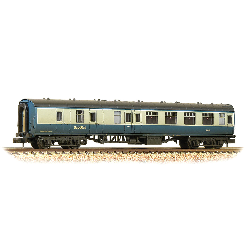 Farish 374-197 BR Mk1 BSK Brake 2nd Corridor Blue & Grey ScotRail Weathered *LAST FEW*