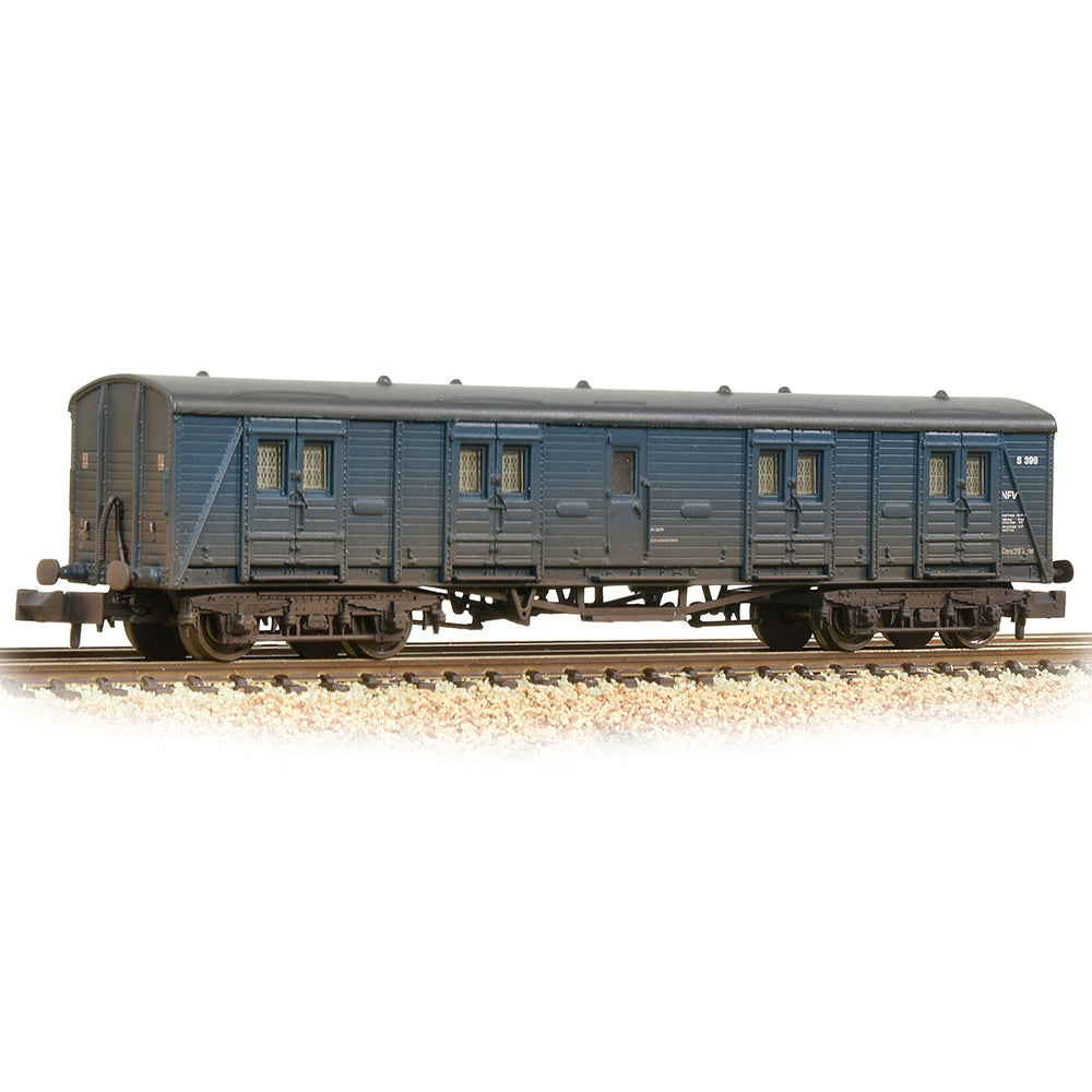 Farish 374-632A SR Bogie B Luggage Van BR Blue - Weathered *LAST FEW*