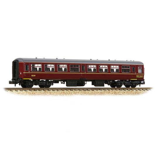 Farish 374-715 BR MK2A TSO Tourist Second Open WCRC Maroon - N Gauge