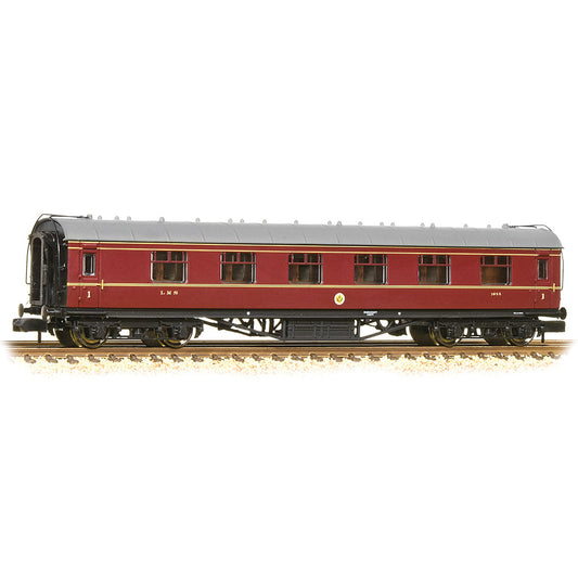 Farish  374-845C Stanier First Corridor LMS Crimson Lake * LAST ONE*