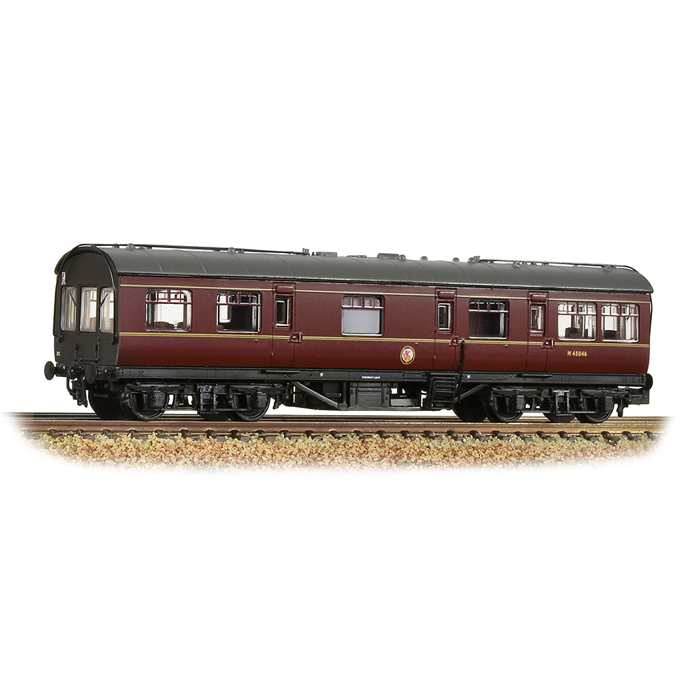 Farish 374-880 LMS 50ft Inspection Saloon BR Maroon (Black Ends), N Gauge *LAST FEW*