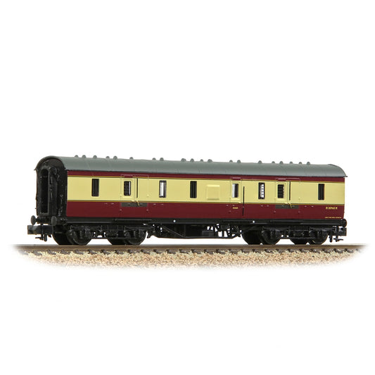 Farish 374-886A LMS Stanier 50ft Full Brake BR Crimson & Cream - N Gauge
