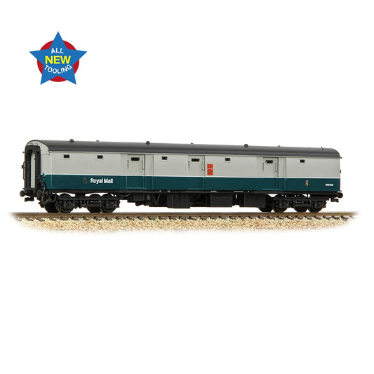 Farish 374-965 BR Mk1 POT Post Office Tender (Stowage) BR Blue & Grey (R. Mail) - N Gauge