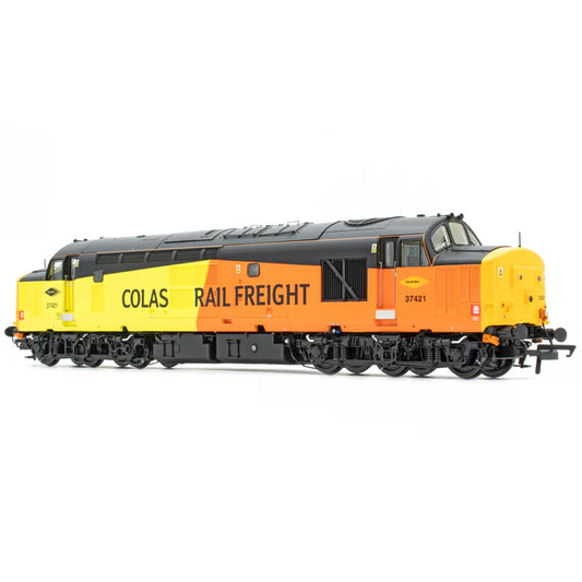 Accurascale ACC3163-DCC Class 37 - Colas - 37421 - DCC Sound Fitted, OO Gauge