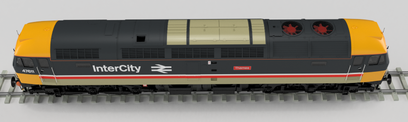 Cavalex CM-47611-ICE SF Class 47, 47611 Intercity Executive, DCC SOUND, OO Gauge *PRE ORDER £309.95*